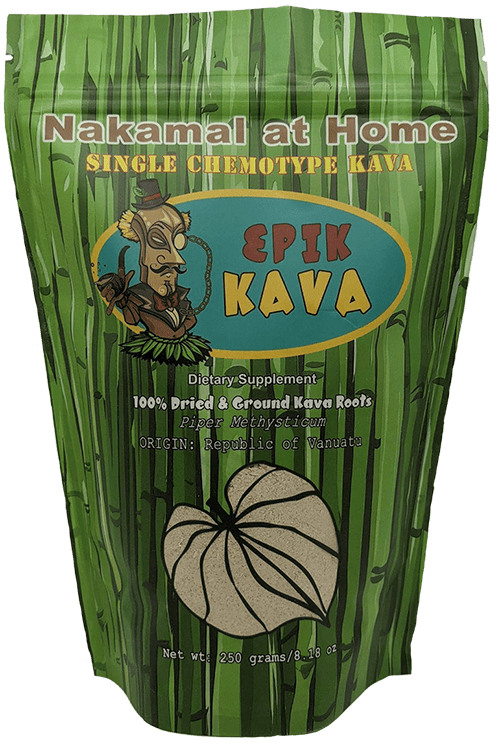 Buy Epik Silesse Kava kava powder from Nakamal At Home today and try some kava from Malekula island in the Republic of Vanuatu.